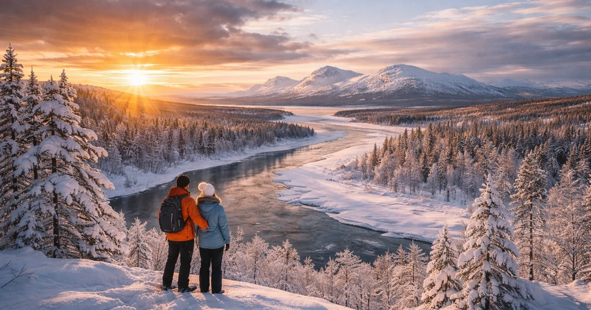 Kiruna Scenic Arctic Tour with Campfire – 4 Hour Nature Experience