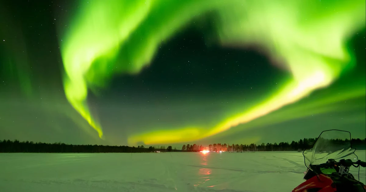 Aurora Snowmobile Tour: Shared Northern Lights Adventure