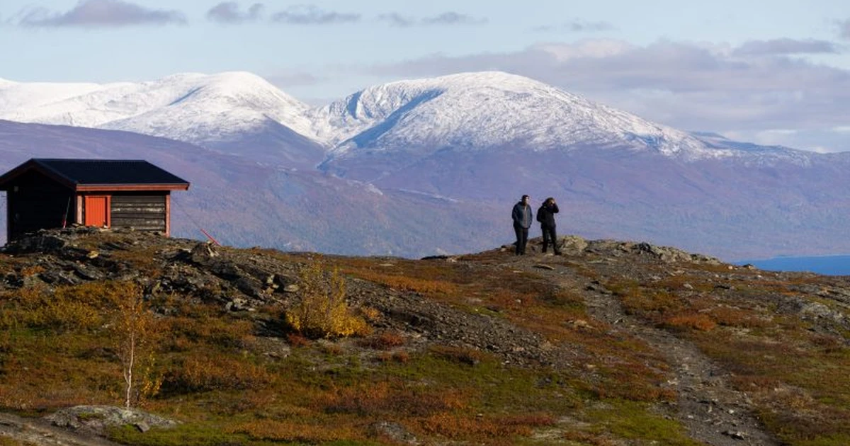 Morning hike in Abisko National Park