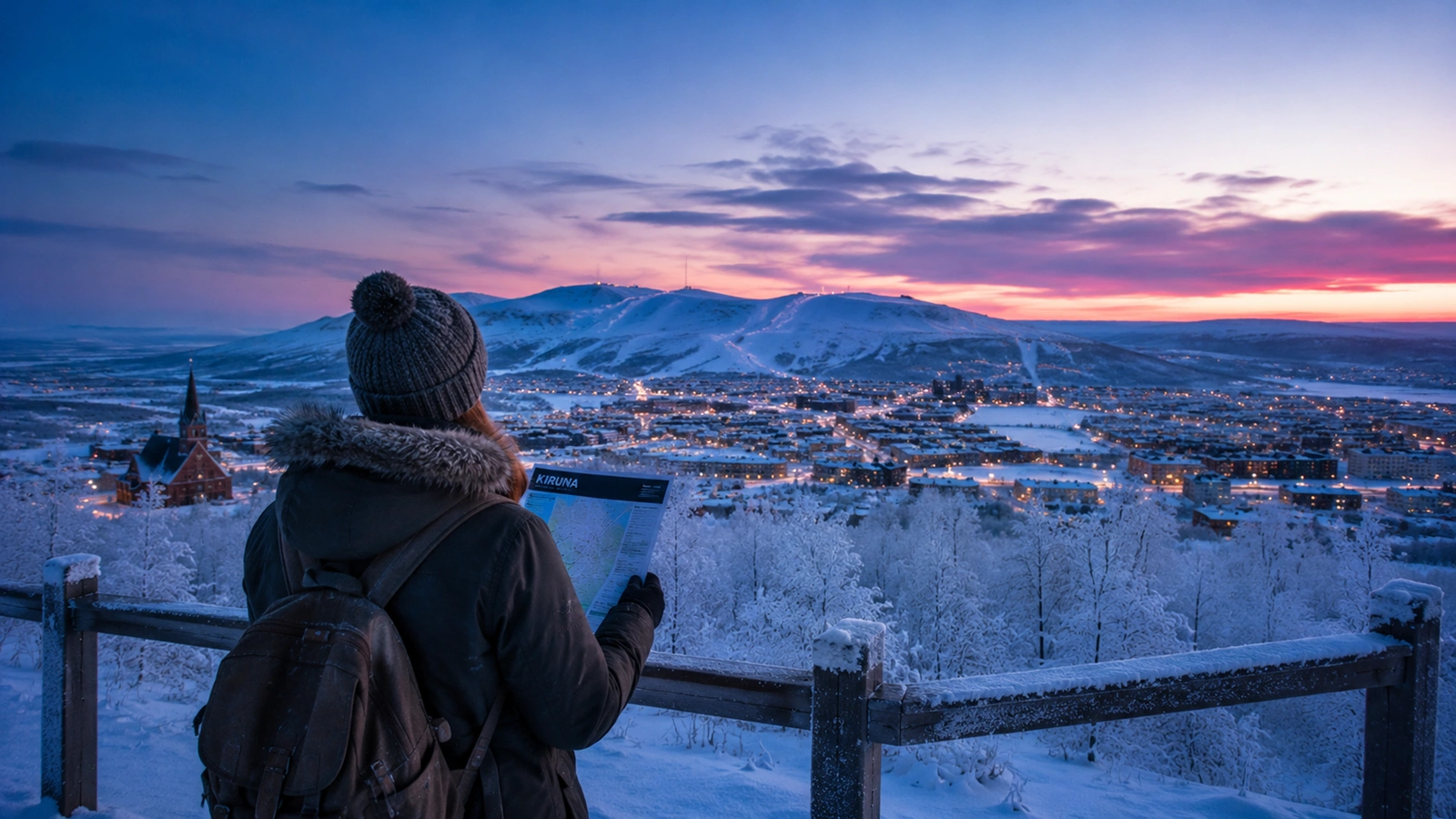Winter travel itinerary in Kiruna Swedish Lapland