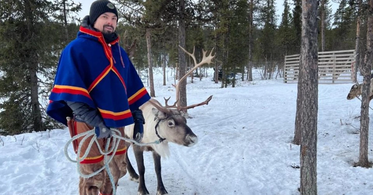 Reindeer Sledding Day Tour in Kiruna