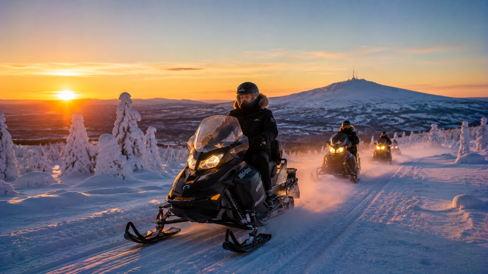 Snowmobile Tours in Kiruna hero image