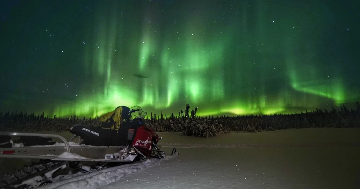 Snowmobile tour – Northern Lights Kiruna